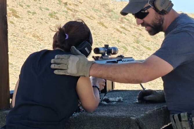 Outdoor Shooting Experience with Transfer and Lunch in Las Vegas - One-to-one instruction that makes safety and confidence work together