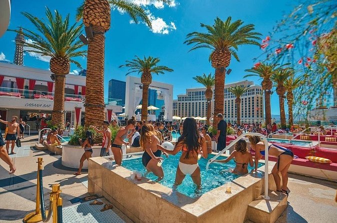 Party Bus Dayclub Crawl - The party bus transition: drinks onboard and momentum on your side