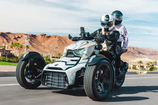 Private Guided Red Rock Canyon Tour for Couples on a CanAm Trike - Starting at Limitless Motoring, then getting on real roads