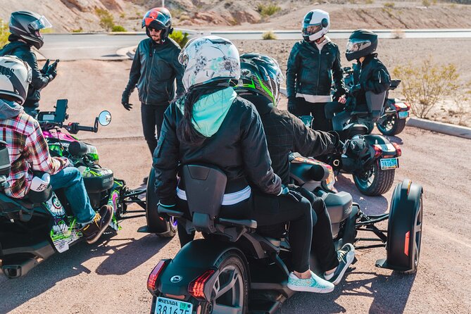 Private Guided Tour To The Outskirts Of Las Vegas On A Trike - Safety Briefing and Parking-Lot Training on a Can-Am Ryker