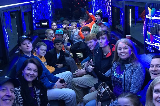 Private Party Bus Tour of the Las Vegas Strip Champagne Toast - The Strip cruise stop: slow sightseeing with less stress