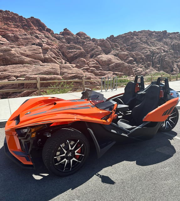 Red Rock Canyon Guided Automatic Slingshot Tour - Check-in at 3021 S Valley View Blvd #209 and your safety briefing