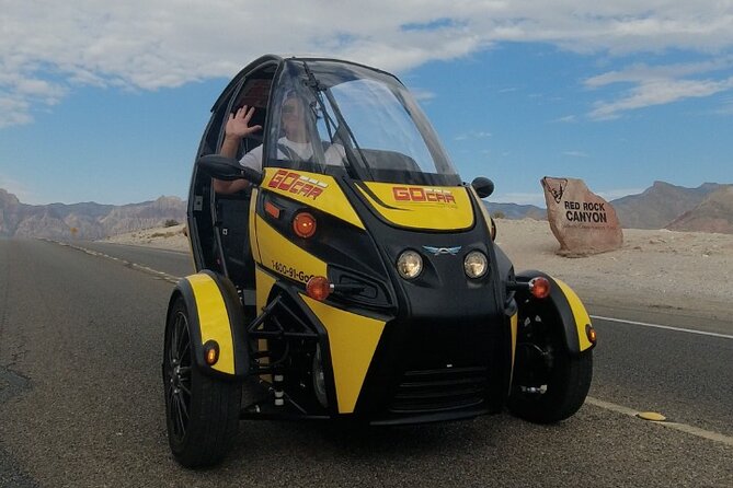 Red Rock Canyon Talking GoCar Adventure — Fun, Self-Drive Tour - Downtown gateway arches, Pawn Stars filming location, and the STRAT area