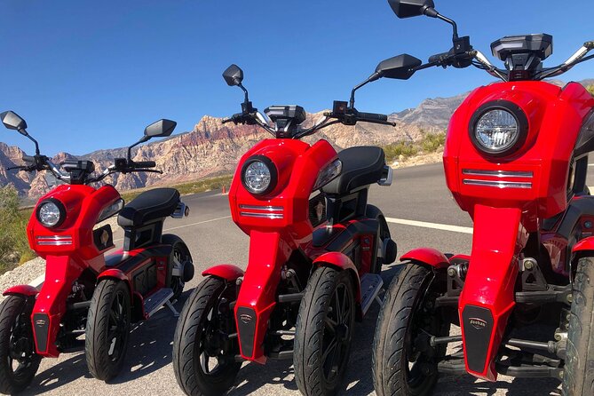 Red Rock Canyon Tour by Electric Scooter - The iTank scooter training: fast confidence, slow and safe