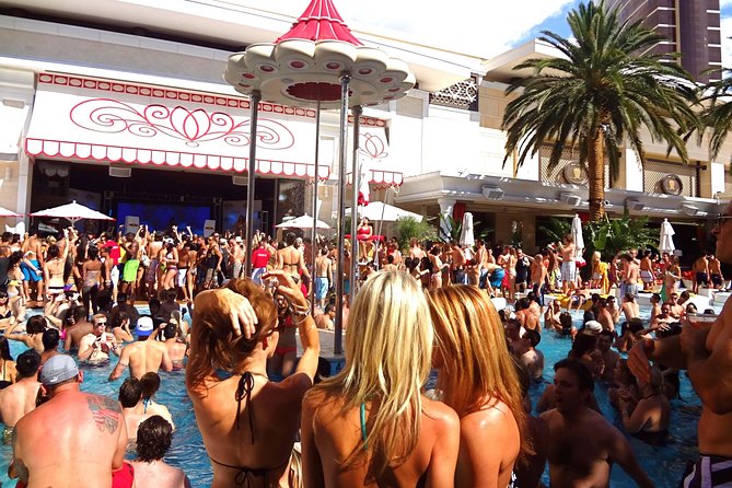 Rockstar Pool Party Crawl w/ VIP Entry & Party Bus Ride - Drinks and what is included inside the party circuit