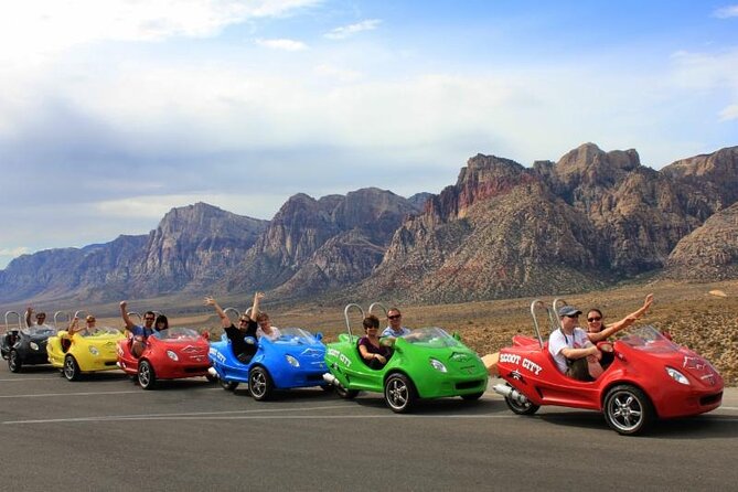 Scooter Car Tour of Red Rock Canyon with Transport from Las Vegas - Driving the 3-wheel scooter car: fun, but follow the rules