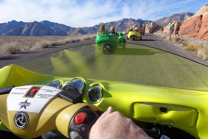 Scooter Car Tour of Red Rock Canyon with Transport from Las Vegas - The scenic loop: where the 360-degree views come from