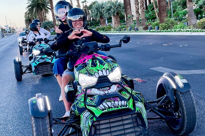 Self-Guided Las Vegas Trike tour on a CanAm Trike - Key things to know before you ride