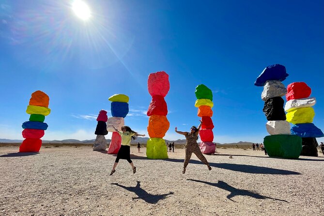 Sunset Hike and Photography Tour near Red Rock with Optional 7 Magic Mountains - Seven Magic Mountains: art you can spot from far away