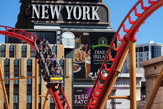 The Big Apple Coaster at New York New York Hotel and Casino - Ticket value at about $25.65, what you’re really paying for