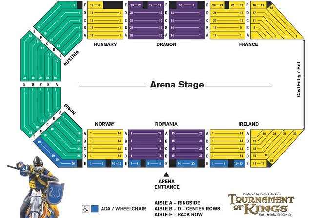 Tournament of Kings Dinner and Show at Excalibur Hotel and Casino - Dinner served arena-style: what the meal is like and how to eat it
