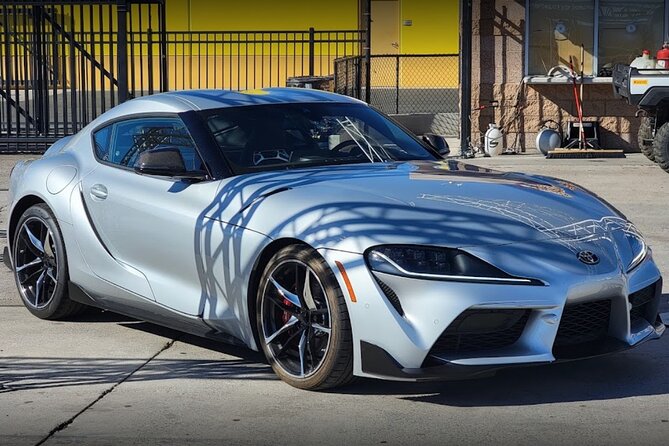 Toyota Supra Driving Experience at the Las Vegas Motor Speedway - Two discovery laps first, so you learn the line before you drive