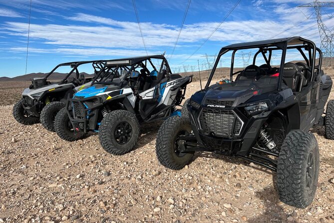 UTV Nellis Bad Land Quest Half-Day Tour - Your ride options: 2-seater or 4-seater UTVs