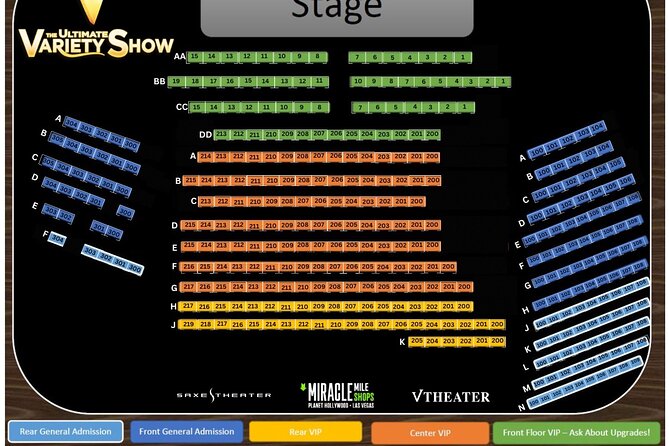 V - The Ultimate Variety Show at Planet Hollywood Resort and Casino - Your hour-by-hour plan: V Theater, the box office, and Miracle Mile time
