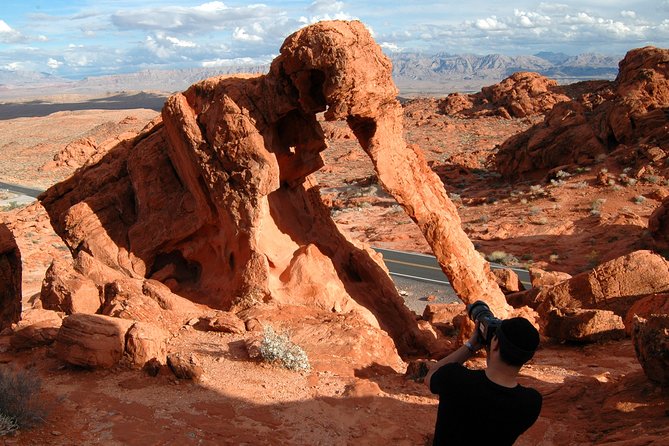 Valley of Fire and Lost City Museum Tour from Las Vegas - Valley of Fire State Park: red sandstone that looks like it is on fire