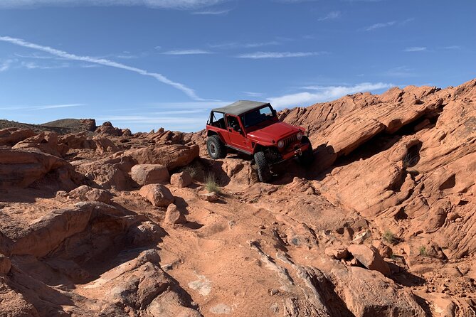 Valley Of Fire Best Off Road Jeep Tour with Lunch - Your private rock crawler Jeep: what that changes for your day
