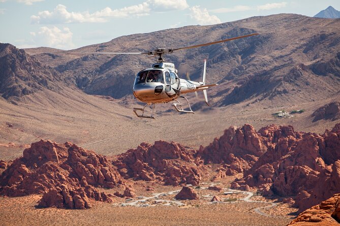 Valley of Fire Helicopter Tour and Landing with Champagne Toast - Landing on a Private Bluff: Champagne Toast and 30 Minutes on the Ground