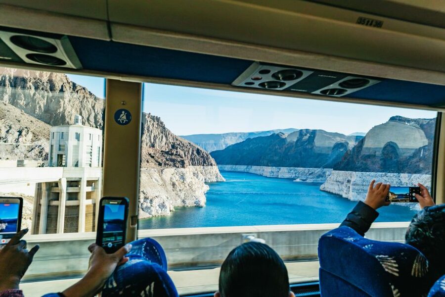 Vegas: Grand Canyon West Rim Tour & Hoover Dam Photo Stop - Hoover Dam, up close for photos, then back on the road