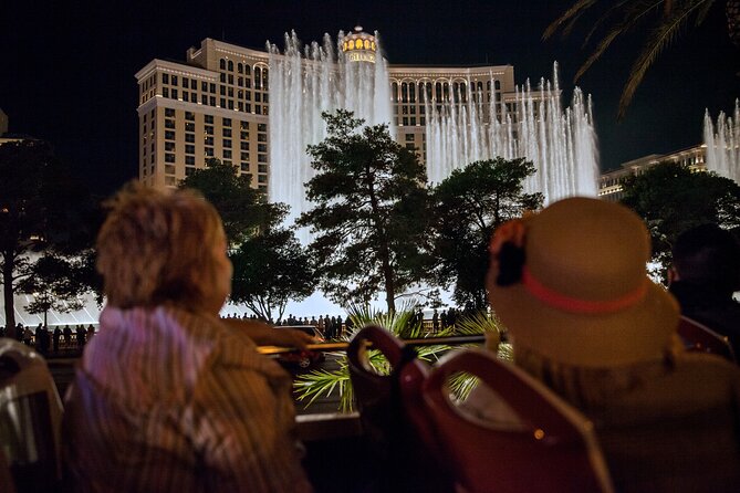 Viator Exclusive: 10:15PM Las Vegas Night Tour by Open-Top Bus - Weather and comfort: open-air means wind, cold, and seat choices