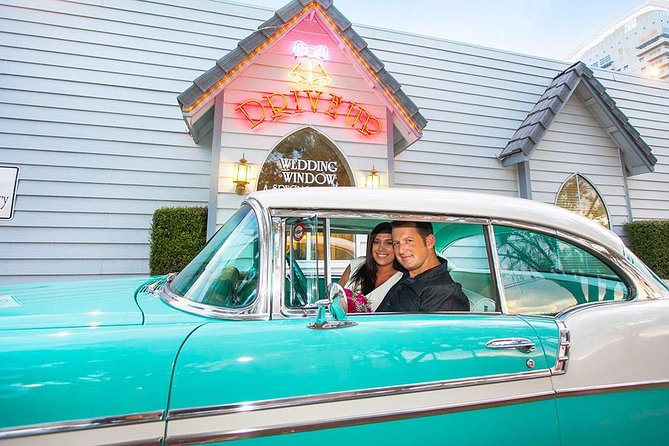 World-Famous Drive-Up Wedding in Las Vegas - Stop at the chapel: A Special Memory Wedding Chapel at 800 S 4th St