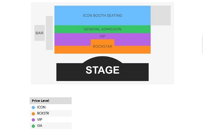 X Rocks at Horseshoe Hotel and Casino Las Vegas - Drinks, Add-Ons, and What Your Ticket Includes